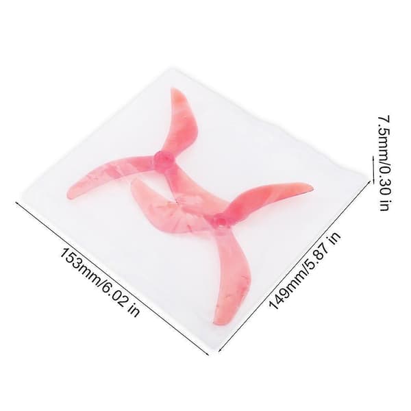 5043 Tri-blade Propeller til FPV Racing Quadcopter Drone