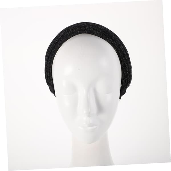 Elastiske pannebånd for kvinner Brede hårbånd Blondedesign