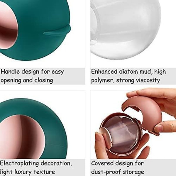 Återanvändbara luddrullar Hårklibbande enhet Sticky Hair Ball Bärbar tvättbar hårborttagningsverktyg för