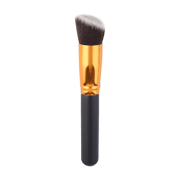 Snedd Flat Top-borste för ansiktsmakeup, puder, foundation