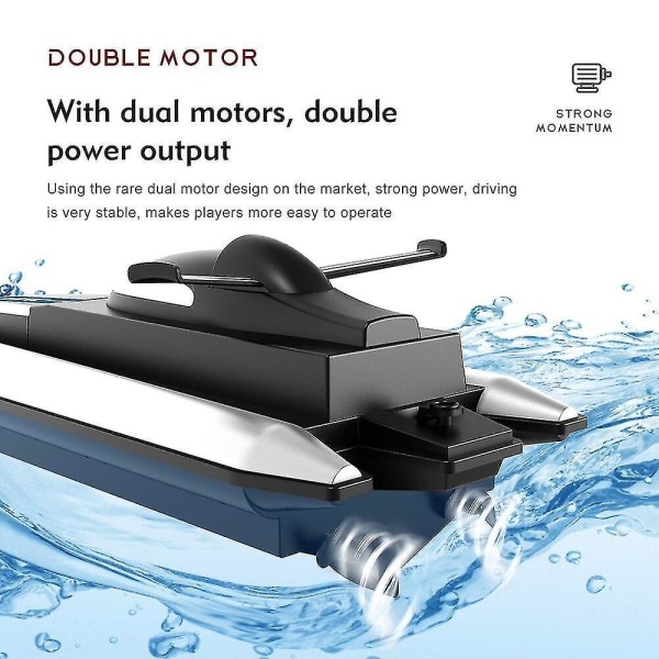 Høyhastighets racerbåt vanntett oppladbar modell