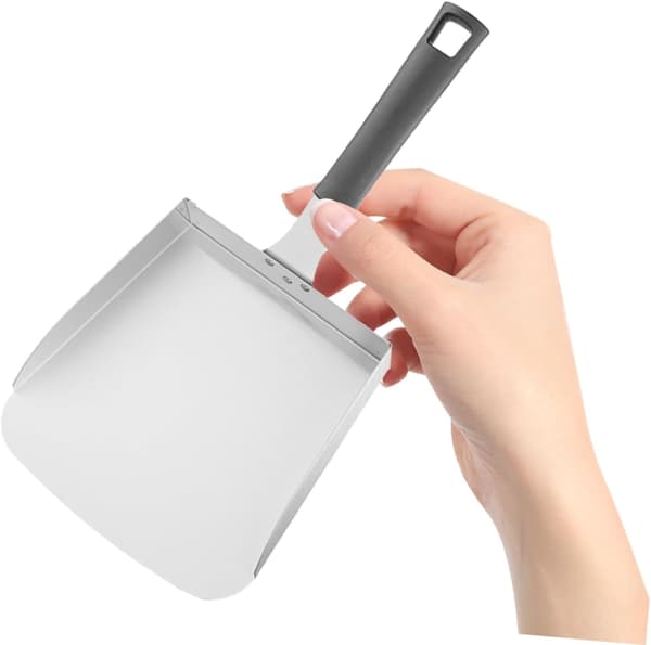 Popcorn Scoop Burger Spatel Rustfritt Stål Ergonomisk Design Glatt Overflate Solid Praktisk Matspatel