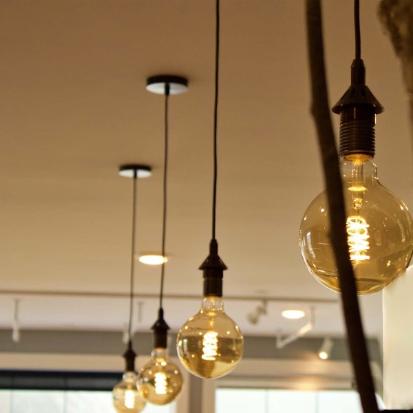 E27, E27 4W LED-pære, Retro Glødetrådspære, Ideell For Nostalgisk Og Retro Belysning