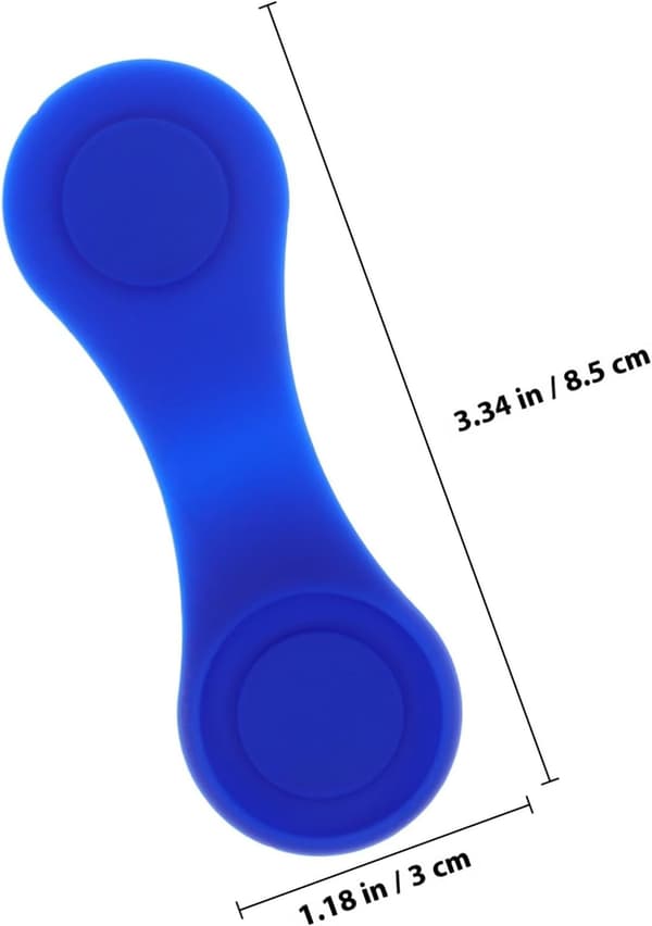 3 stk golfhattklips magnetisk silikonhette klemme 25 mm ballmarkørsett