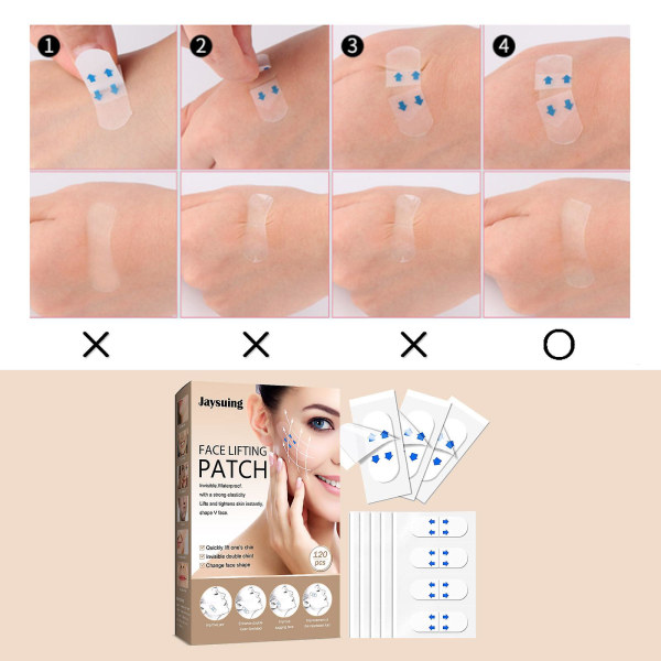 Jaysuing Face Lifting Stickers VShape Chin