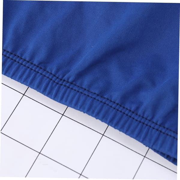 6 stk. universelle badehetter for voksne, tøyelige badehetter i polyester, ensfargede blå dusjhetter