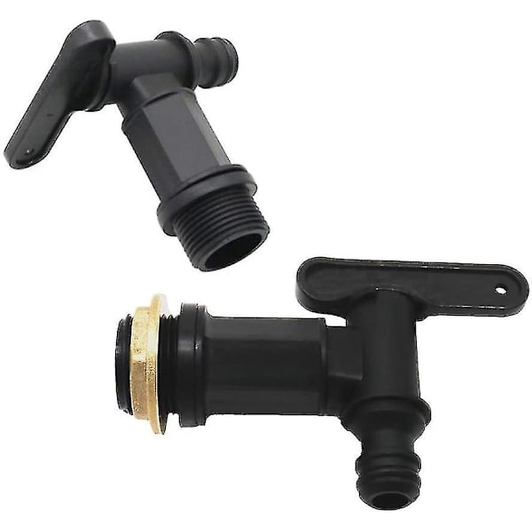 1 Stk Vandtøndehane Vandtønde Udskiftningshane Tankhane Adapter 3/4 Tomme