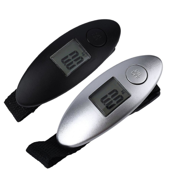 Liten lommevekt med LCD-skjerm, 40 kg