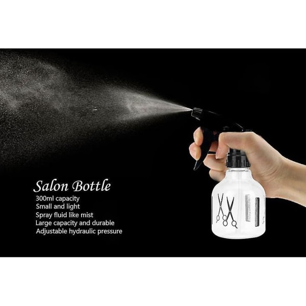 Salon Spray Flaske Plast Frisør Vandkande Vandspray