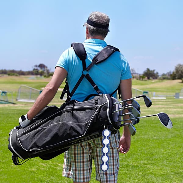 Elastisk Golfboldholder Ærmesæt 5 stk. Blå Silikone Golfboldbeskytter
