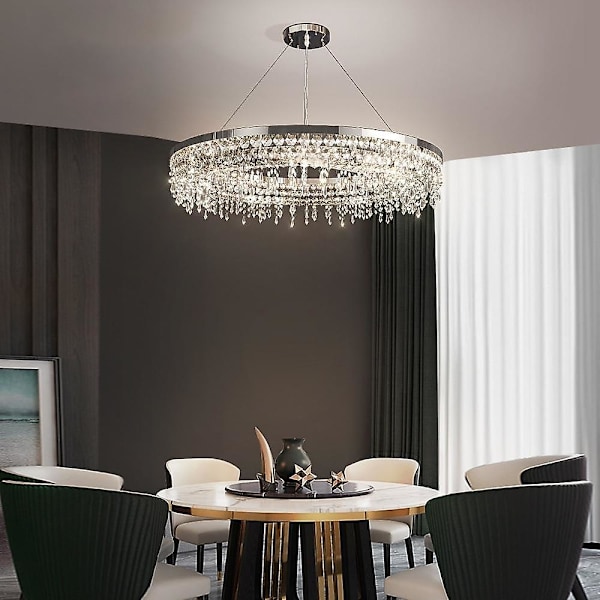 80 cm Uniikki Muotoilu Kristalli Kattokruunu Led Pohjoismainen Tyyli 220-240v