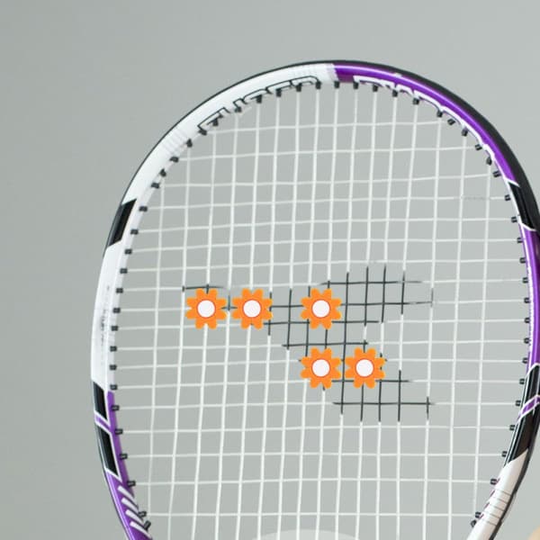 5 st silikon tennisracketdämpare Blomvibrationsstötdämpare Set