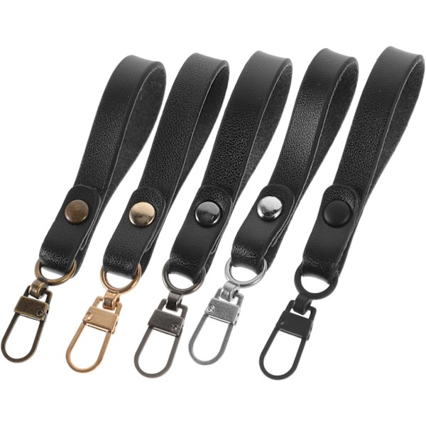 Zipper Fixers Set 5st Dragkedja Dragflik Ersättning för Bagage Ryggsäck Resväska Jackor Kläder Dragare