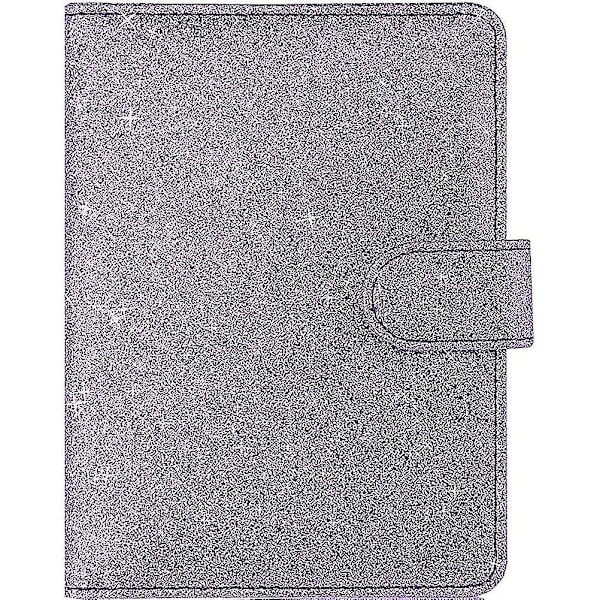 Pas Cover. Glitter. RFID Blokering. Premium PU Læder. Rejse Tegnebog.