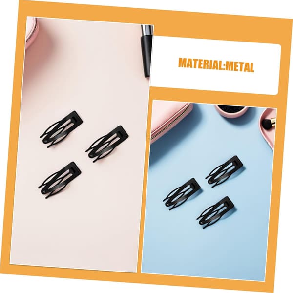 20 stk. sorte metalhårklemmer Mini metalclips til hår til pandehår Små til sidepandehår Frontstyling