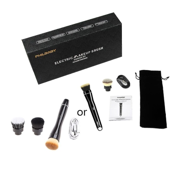 Portable Electric Makeup Brush 360 Rotating Cosmetic Foundation Powder Brushes-yuhao