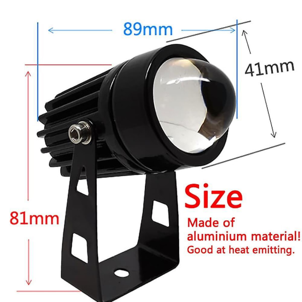 Ulkovalaistus LED-projektori 9-12W Maisemavalaistus RGB Seinävalaisin