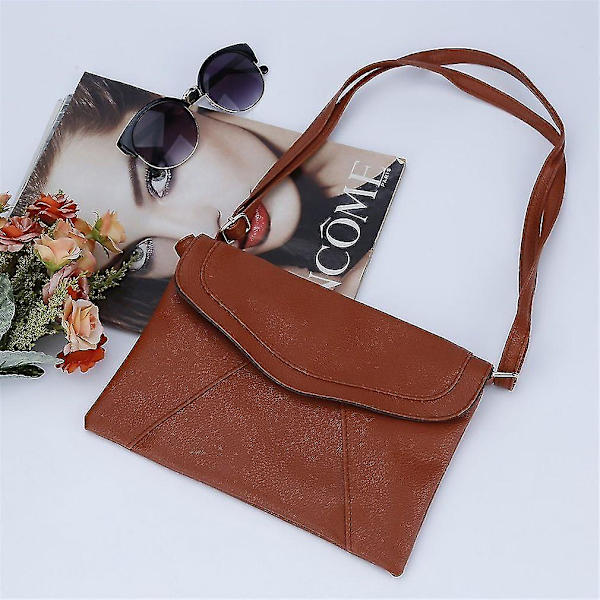 PU-läder Dam Messenger Bag Small Diagonal Shoulder