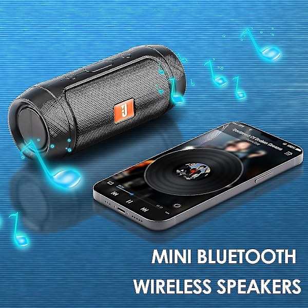 Vattentät Bärbar Högtalare Mini Bluetooth Musik Bas