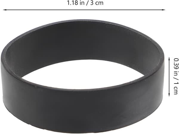5 stk. gummidykkerbelteringer for dykkertilbehør, solid grep og tettsittende passform