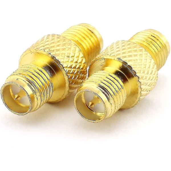 2 stk. RF Adapter SMA Hun-stik Koaksial Adapter