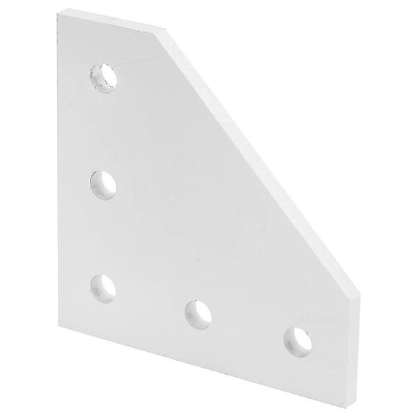 4 st 5-håls Kopplingsplattor Aluminium Fästkopplingsplattor (3030l)