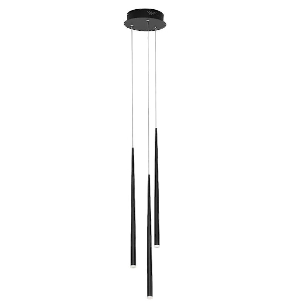 3-lyset 2,5 cm LED-lysklynge designpendellamper
