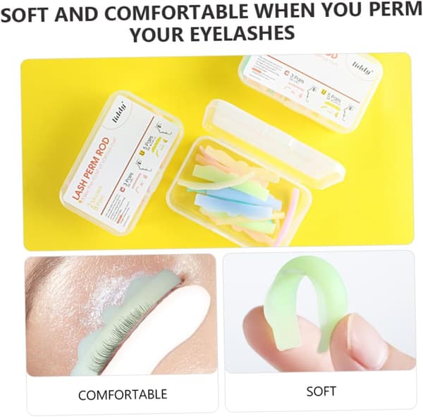 24 par øjenvippeløftstænger Make-up værktøj Øjenvippe permanent pakning og make-up tilbehør