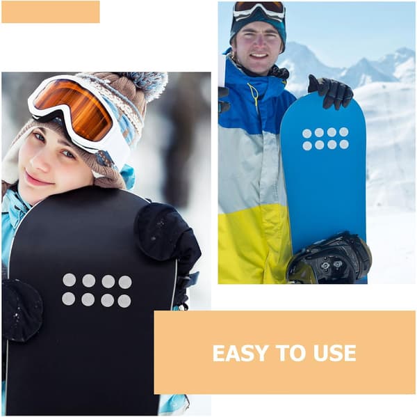 2 ark pålitlig greppdyna spik snowboard greppdyna PVC transparent