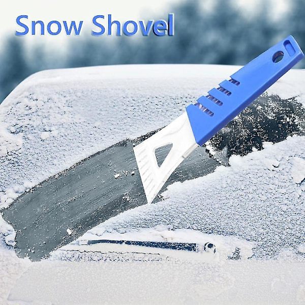Auton jääkaavin Clear Blade - Tuulilasin ja ikkunoiden lumesta ja jäästä puhdistus - Talvipuhdistustyökalu kuorma-autoille (sininen) (2 kpl)