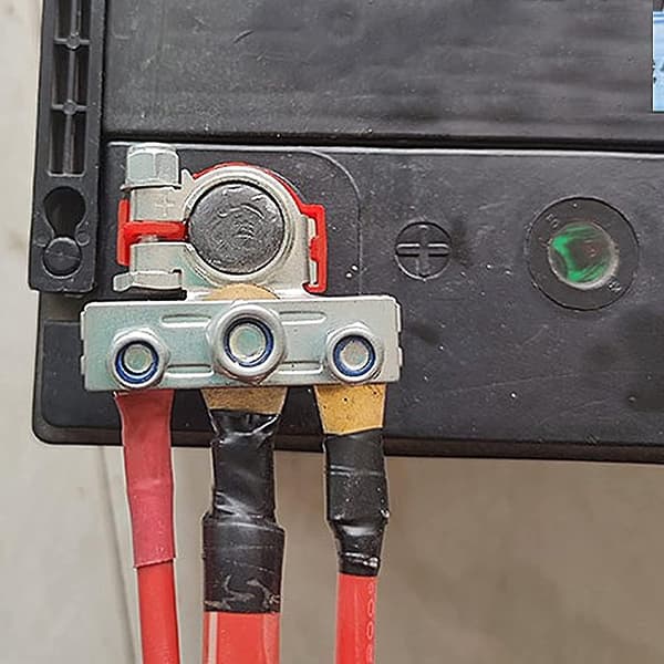 12v 3-vejs fritidsbatteri-terminaler stik klemmer til biler, lastbilsbatterier