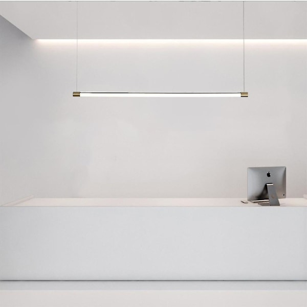 LED Lång Hängande Trådlampa Restaurang Köpcentrum Kronljus