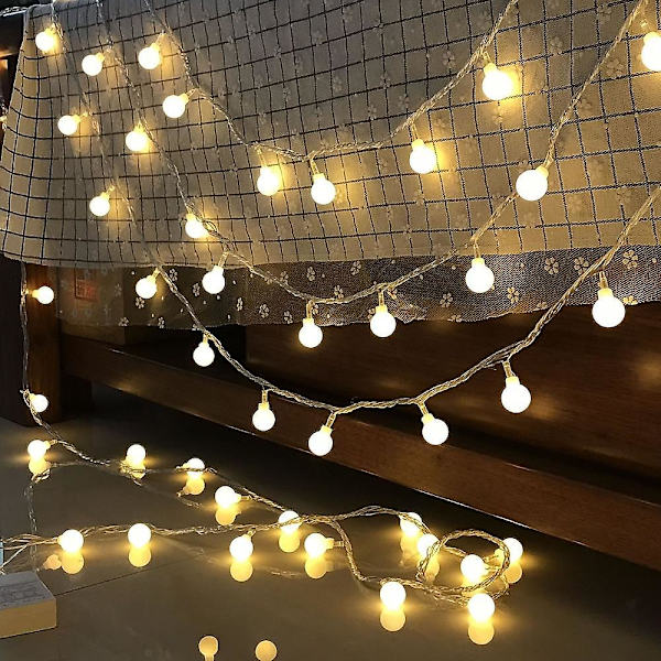 Globe-lysstreng 10m 100 LED Mini Ball Feelysslyng Utendørs