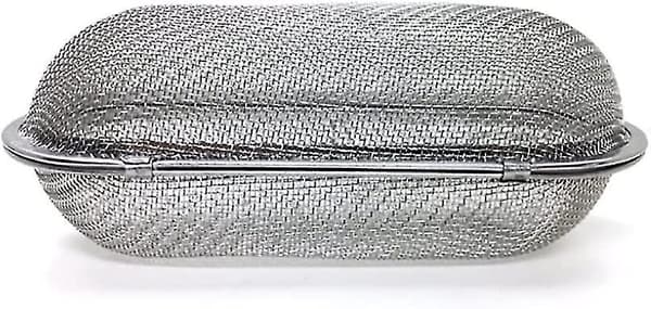 Rustfrit Stål Te-kugle Krydderi-infuser Te-si Økologisk Diffuser Til Madlavning Ovalsilver1pcs