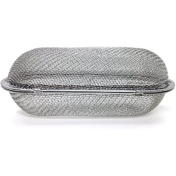 Teekule i rustfritt stål, krydderinfuser, te-sil, krydderdiffuser til matlaging, Ovalsilver1pcs