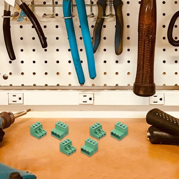 20st Plug-in Kopplingsplintar Lödfria PCB Snabbanslutning för Kabelterminal Elektrisk Distributionspanel