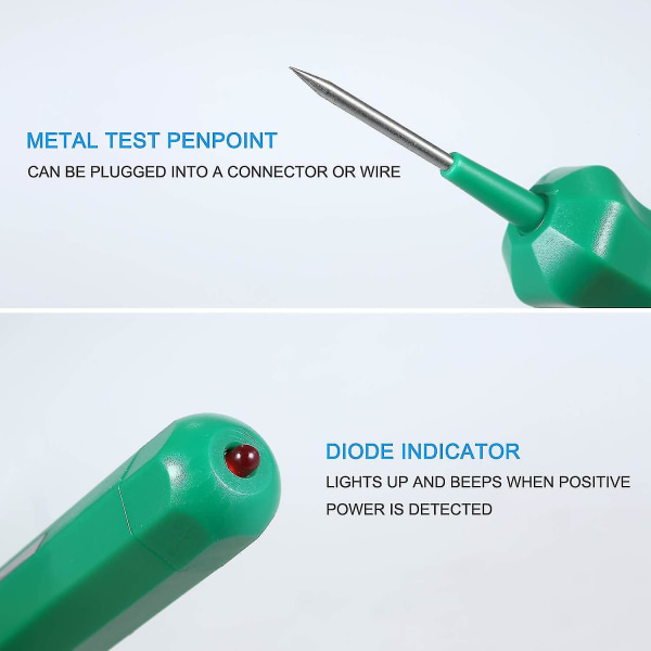 Krets-tester, Auto Bil Kretspenn-tester 12v Bil Trådløs Krets-tester Spenningsdiagnostisk Blyant