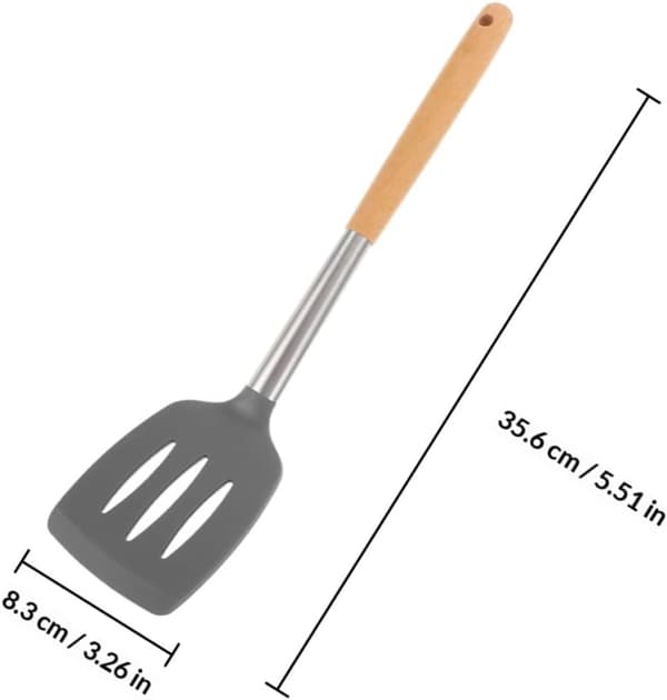 Hushållssilikonspatel Köksspatel 11,8x3,5x1,2 tum