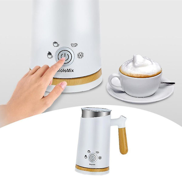 Automatisk Elektrisk Melkeskummer med Varme og Kjøling 500W - Apparat for Latte-skum og Kaffe