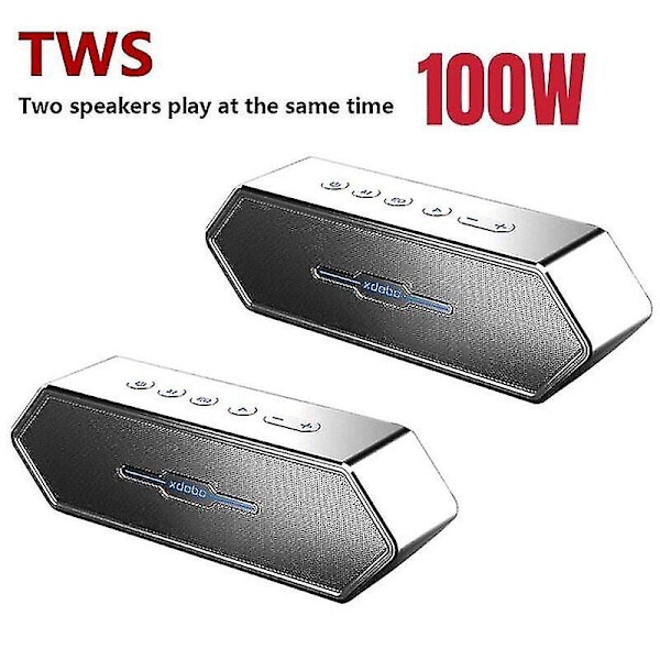 Xdobo 100W Stereo Bluetooth Højttaler Højtro Hjem