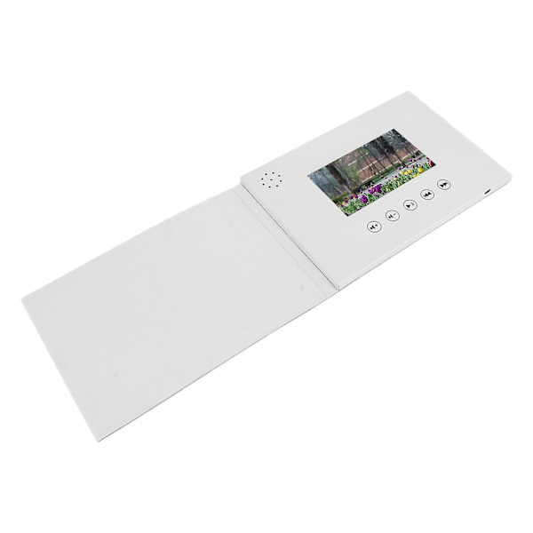 Videohilsenskort Videobrosjyre Elektronisk Hilsenskort Med LCD-Skjerm Til Bursdagsgave Farsdag Morsdag Jul Jubileum 4.3 Inch Battery 500mAh