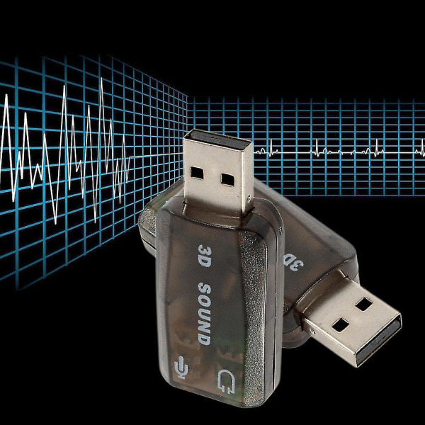 USB2.0-äänikuulokemikrofoniliittimen muunnin