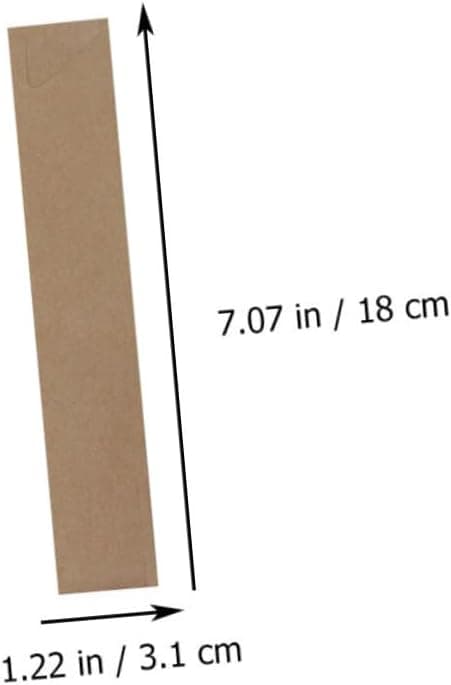 200 st ätpinnar i kraftpapper, bestickpåsar för avhämtning, elegant design