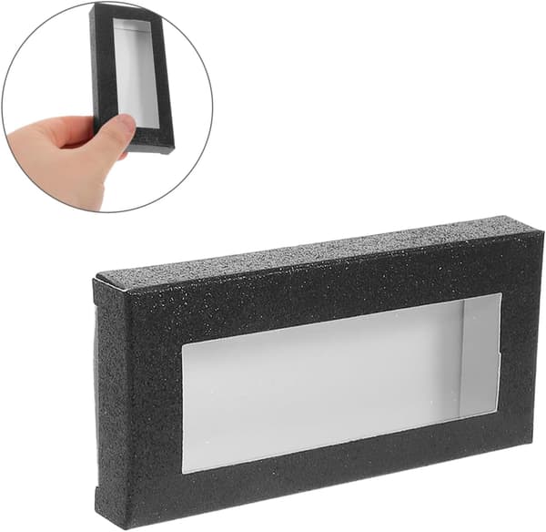 10 stk. pappeske for øyevipper, hul design, oppbevaringsbeholder for øyevipper