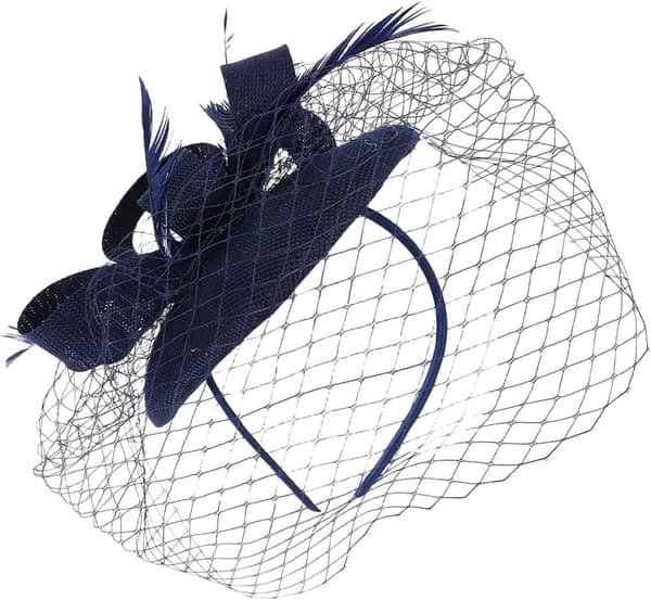 Dame Teaparty Hode Slør Fascinator Pannebånd Elegant Mesh Hatt