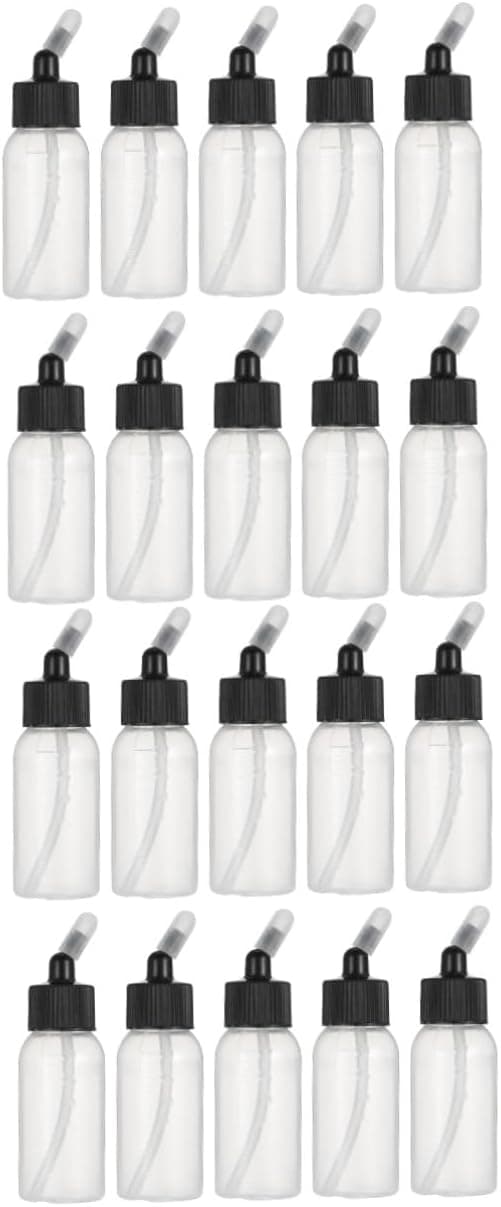 20 stk. plastdråpeflasker for malingsoppbevaring porsjonsdispenserflaske malingsdispenser