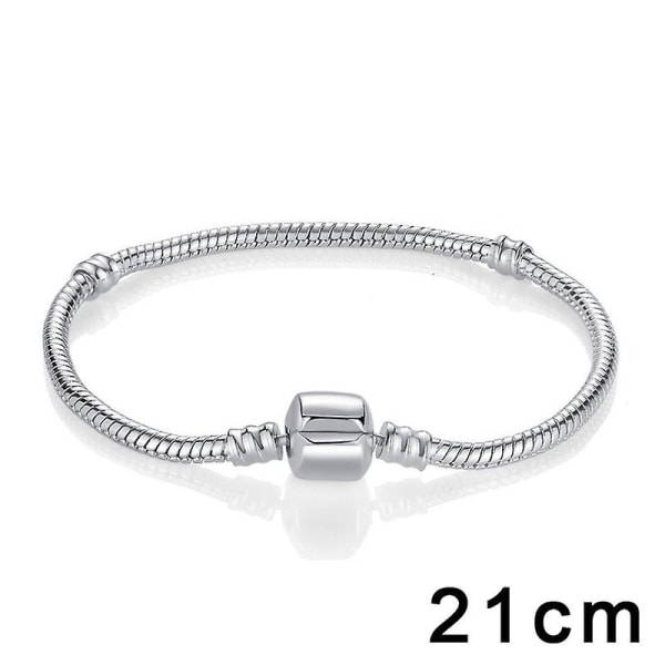 925 Silver Armband / Hängsmycken / Prydnadssaker för kvinnor 21cm