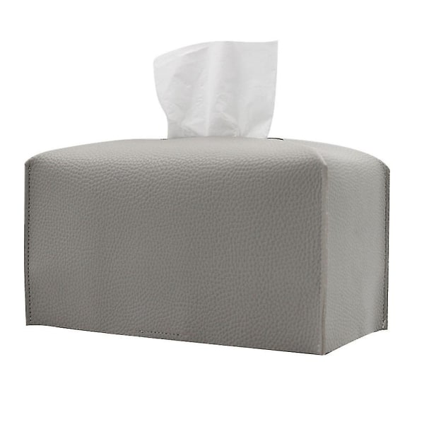 Tissue Box Cover, modern dekorativ rektangulär läder box