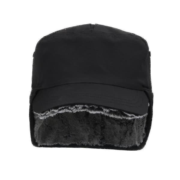 Vintervarm Øreklapper Hat med Spids Kasket Basecap Trapper Vandafvisende Unisex