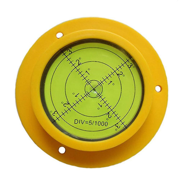 Disk Præcisions-Boblevatterpas Rund 90mm Bærbar Rund Boblevatterpas